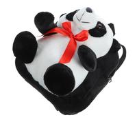 Ipetboom Paquet à Dos Pour Garçon Et Filles Peluche Panda Doux Confortable Léger Réglable École Camping Noir