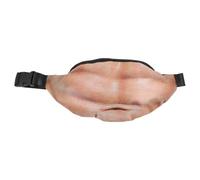 Ipetboom Paquet Banane Humoristique pour Hommes 1 Pièce, Poche Ceinture Créative Fausse Ventre 09 Abdominal, Matériau Solide, Paquet Décontracté pour Randonnée, Vélo et Présents