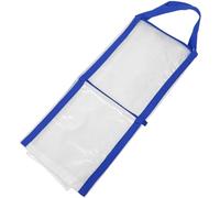 Ipetboom Paquet de Rangement en Plastique Bleu pour Œuvres d'art et Design Simple avec Fermeture Éclair Lisse pour Transporter Posters et Tableaux en Toute Stabilité