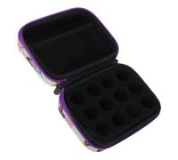 Ipetboom Paquet Transport Huiles Essentielles Oxford Pochette à Fermeture Éclair Compartiments pour Bouteilles Conçu Transport Sûr Voyage