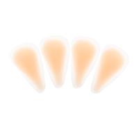 Ipetboom Patchs Intimes Invisibles en Silicone Auto-adhésifs Couleur Chair, Protection Étanche et Réutilisable pour Maillots de Bain, Lot de 4 Coussinets Souples de Goutte, Confort