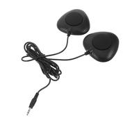 Ipetboom Pédale Double de Grosse Caisse Silencieuse pour Batterie Électronique avec Connecteur 3,5 Mm, Pédale D'entraînement Réactive et Robuste, Accessoires pour Percussion et Batterie,