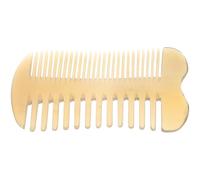 Ipetboom Peigne à Cheveux Corne Ox Peigne à Massage Double Face Accessoire De Soin Capillaire Pour Usage Quotidien