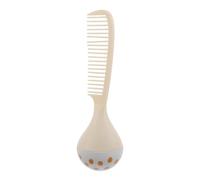 Ipetboom Peigne à dents fines pour hommes et femmes - Brosse à cheveux en plastique avec manche en gobelet fantaisie - Peigne de poche pour le coiffage des cheveux fins et clairsemés, la moustache
