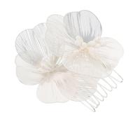 Ipetboom peigne à pétales accessoire de mariage accessoire chic décoration de parfum léger housse de canapé housse de prise peignes à cheveux de mariage pour les mariées peigne de