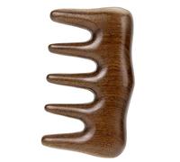 Ipetboom Peigne Bois Naturel Large à Dents Larges pour Massage Antistatique Soin Capillaire
