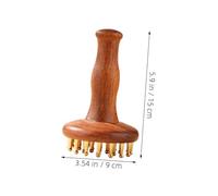 Ipetboom Peigne De Massage Bois Masseur Brosse Manuelle Pour Cheveux Soin Capillaire Traditionnel Relaxation Accessoire Acupuncture