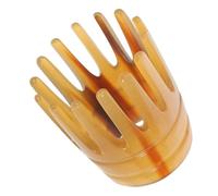 Ipetboom Peigne de Massage Corne de Bœuf pour Chevelu Outil Gua Sha de Grattage Manuel Brosse Exfoliante pour Nettoyage et Relaxation Profonde