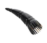 Ipetboom Peigne De Massage En Corne Naturelle Pour Cuir Chevelu Antistatique 12-18 Cm Démêlant Outil De Massage Multifonctionnel Soins Capillaires Pour Homme Et Femme