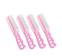 Ipetboom Peigne en Acier pour Postiche Lot de 4 Antistatique Outil de Coiffure Peigne pour Cheveux Longs pour Extensions de Cheveux