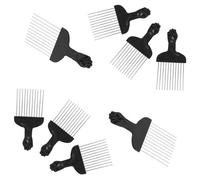 Ipetboom Peigne Inoxydable Avec Fourche Métallique Pour Coiffure Peigne De Séparation Teasing Pour Cheveux Épais Et Fins Outil De Coiffure Pour Hommes Et Femmes