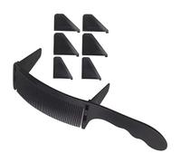 Ipetboom Peignes De Coiffure Professionnels Incurvés Pour Hommes Taille Petite Plastique Noir Peigne Pour Homme Coupe De Cheveux Plat Paquet à Main