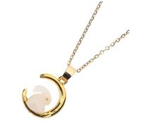 Ipetboom Pendentif Avec Collier Minimaliste Chaîne Pour Femme Collier De Clavicule Élégant Avec Pendentif Lapin Jade Bijoux Femme Pour Anniversaire Nouvel An