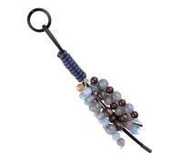 Ipetboom Pendentif en Perles de Bodhi Fait Main, Breloque Artisanale pour Paquet à Main, Symbole de Chance et Énergie, Accessoire Léger et Portable, pour Yoga, Voyage et Loisirs