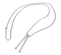 Ipetboom Pendentif Forme De Baguette De Tambour Acier Inoxydable Pour Hommes Et Femmes Collier Musical Unique Pour Musiciens Accessoire De Mode Rock