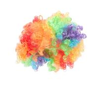 Ipetboom Perruque Arc-ciel De Clown Cheveux Faux Décoratifs Accessoires De Fête Résistants à Perruques De Festival