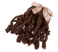 Ipetboom Perruque avec Extension Queue de Cheval Bou Longue Coiffe pour Femme