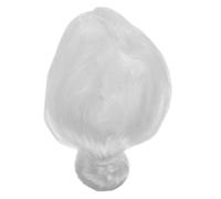 Ipetboom Perruque De Costume De Mamie Coiffure Vieille Femme Avec Chignon Accessoire Pour Performances Fêtes Et Cosplay