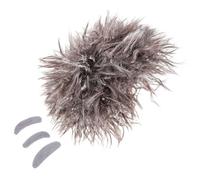 Ipetboom Perruque Old Man Costume avec Barbe et Sourcils Faux Set de Perruque de Scientifique Fou Marron avec Tresses pour Halloween Cosplay et Fêtes à Thème Accessoire Léger et