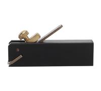 Ipetboom Petit Rabot à Main en Ébène Mini, Outil de Lissage du Bois Fond Plat, Coupe-bordures Précis pour Travail du Bois, Compact pour Finition des Bords en Menuiserie, Usage