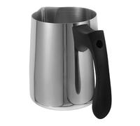 Ipetboom Pichet It Inox avec Poignée Plastique Résistante Chaleur Pichet Mousseur pour Latte Art Cire et Usage Professionnel Café ou Pâtisserie Réutilisable
