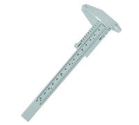 Ipetboom Pied à Coulisse Sourcils en Plastique 150 Mm Règle de Mesure Précise pour Maquillage des Sourcils Professionnels et Restructuration Brow Lift