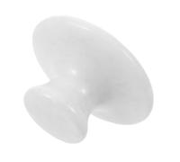 Ipetboom Pierre de Massage Visage en Jade Bâton Champignon Taille Standard Masseur Froid Gua Sha pour Soins du Visage Ventre Usage Spa Routine Beauté Naturelle