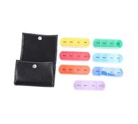 Ipetboom pilulier Cas petit conteneur de voyage portable contenants format voyage Organisateur de pilules pour voyager grand organisateur de mallette de voyage