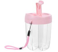 Ipetboom Pilulier Journalier 6 Compartiments Compact en Plastique Rose Boîte à Pilules Portable Étanche pour Rangement Précis de Vitamines et Remède Mini-Boîte de Voyage pour Sorties