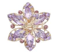 Ipetboom Pince à Cheveux Décorative Fleurée Avec Strass Pour Femmes Et Jeunes Filles Maintient Cheveux Place