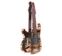Ipetboom Pince à Cheveux Musicale en Acétate Léger, Forme Guitare Tortoise, Accessoire Cheveux pour Festival et Tenue Quotidienne, Épingle Originale pour Femmes et Filles, Maintien