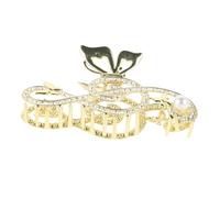 Ipetboom Pince à Cheveux Note De Musique En Alliage De Zinc 10,5 Cm Grosse Griffe Cheveux Épais Et Fins Maintien Ferme Accessoires Coiffure Usage Quotidien