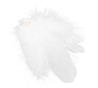 Ipetboom Pince à Cheveux Plume Ailes D’ange Petite Taille Accessoire De Ballet Fille Pour Spectacles Mariage Fêtes Perles Délicates