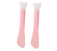 Ipetboom Pinceaux Applicateurs de Masque Silicone Double Tête 2 Pièces Taille Compacte Outil pour Femmes Soin Visage Usage Quotidien