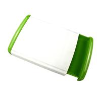 Ipetboom Planche à Découper et Tiroir Intégré Multifonctionnelle en Plastique Double Couche Bien Polie, Viande Cuisine Réutilisable