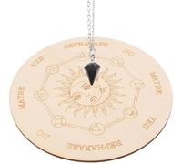Ipetboom Planche à Pendule en Bois, Planche de Radiesthésie Mystique