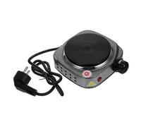 Ipetboom Plaque Chauffante Électrique Portable Simple Brûleur Protection Sécurité Automatique Compatible Feux Petite Cuisinière de Table Grise