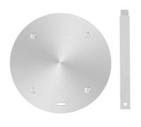 Ipetboom Plaque de Diffusion de Chaleur Acier Inoxydable avec Poignée Adaptateur pour Cuisson Induction et Gaz Répartiteur Thermique pour Cuisine Professionnelle