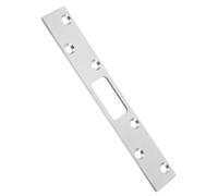 Ipetboom Plaque de Gâche de Sécurité Acier Inoxydable pour Porte Intérieure et Extérieure Renfort Robuste Compatible Plupart des Serrures Standard Protection Renforcée Cadre de Porte