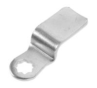 Ipetboom Plaque de Gâche Métal Robuste pour Porte Armoire Électrique Butée Renforcée avec Lèvre Allongée et Facile à Installer pour Boîte de Distribution