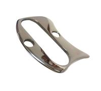 Ipetboom Plaque de Massage Guasha Acier Inoxydable pour Soulagement de Outil de Grattage Corporel pour Détente Musculaire et Détoxification