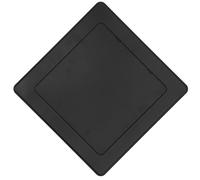 Ipetboom Plaque de Recouvrement Électrique de Plafond en Plastique Abs Noir, Installation Facile, Apparence sans Joint, Panneau Décoratif pour Couverture de Trous Muraux et Plafond