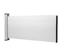 Ipetboom Plaque Nominative Murale Double Face en Alliage d'Aluminium 12X28 CM Plaque Nominative Vierge pour Porte de Bureau Panneau d'Affichage Commercial Identification de Bureau et