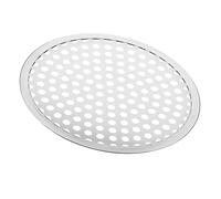 Ipetboom Plaque Pizza Perforée Acier Inoxydable Plateau Rond pour Cuisson Au Four Cuisson Facile pour Pizzas Pâtisseries et Viandes Usage Professionnel et Domestique