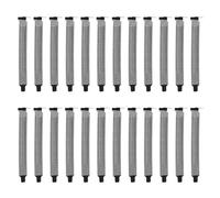 Ipetboom Plaques de Protection Pci en Maille Métallique Noire Lot de 20 Pièces Cache-Emplacement Ventilé Anti-Poussière Compatible Boîtiers PC Micro-ATX et ATX Bloc de Châssis pour