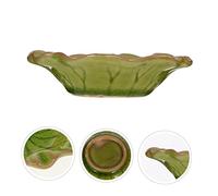 Ipetboom Plateau Céramique pour Huiles Essentielles Vert Support de Présentoir pour Bouteilles Plateau de Diffusion pour Salon Spa et Usage Domestique