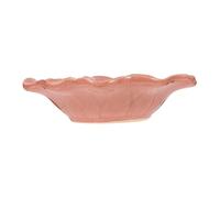 Ipetboom Plateau Céramique Rouge pour Huiles Essentielles Support Daromathérapie Compact pour Salon et Spa Bol de Multifonction pour Masque Facial et Diffusion