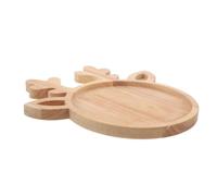 Ipetboom Plateau de Noël Massif Forme de Renne Plateau de Service Multifonction pour Fromages Snacks et Friandises Décor pour Repas et