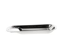 Ipetboom Plateau Inox Multifonction pour Cuillère et Louche Support de Rangement de Tableware Plateau Pratique pour Buffet et Clips Ustensile de Cuisine Acier Poli Usage Domestique et