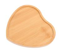 Ipetboom Plateau Vierge en Bambou Naturel Cœur Xl 25x25 Cm pour Mosaïque Diy, Dessous de Verre Fait Main, Support Stable pour Loisirs Créatifs et Décoration Intérieure, Accessoires Table
